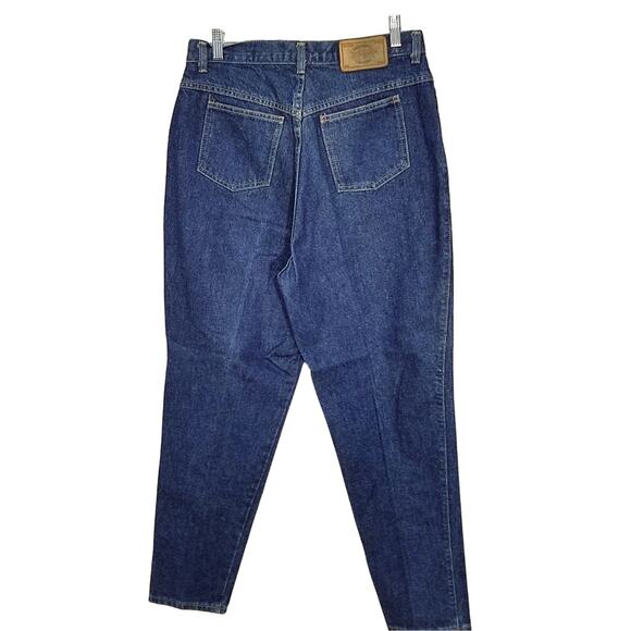 Vintage Essentials Sport Exposed Button Fly High Rise Mom Curvy jeans USA sze 30 - Picture 3 of 8